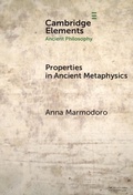 Cover: Properties in Ancient Metaphysics - Cambridge University Press