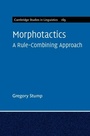 Cover: Morphotactics: Volume 169 - Cambridge University Press