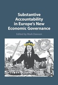 Cover: Substantive Accountability in Europe's New Economic Governance - Cambridge University Press