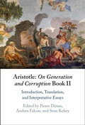 Cover: Aristotle: On Generation and Corruption Book II - Cambridge University Press