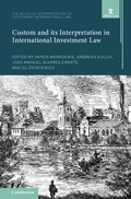 Cover: Custom and its Interpretation in International Investment Law: Volume 2 - Cambridge University Press
