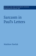 Cover: Sarcasm in Paul's Letters - Cambridge University Press