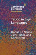 Cover: Taboo in Sign Languages - Cambridge University Press