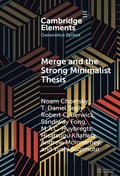 Cover: Merge and the Strong Minimalist Thesis - Cambridge University Press