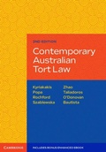 Bild: Contemporary Australian Tort Law - Cambridge University Press
