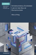 Cover: International Economic Law in the Era of Datafication - Cambridge University Press