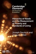Cover: Hierarchy of Needs and the Measurement of Poverty and Standards of Living - Cambridge University Press