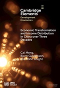 Cover: Economic Transformation and Income Distribution in China over Three Decades - Cambridge University Press