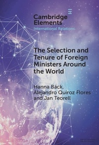 Enlarge image Cover: Selection and Tenure of Foreign Ministers Around the World - Cambridge University Press