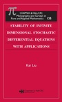 Cover: Stability of Infinite Dimensional Stochastic Differential Equations with Applications - Chapman and Hall