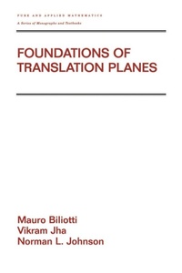 Abbildung von: Foundations of Translation Planes - CRC Press