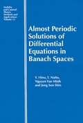Cover: Almost Periodic Solutions of Differential Equations in Banach Spaces - CRC Press