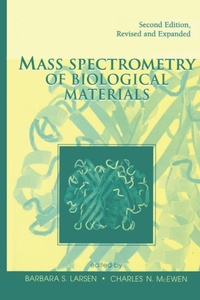 Abbildung von: Mass Spectrometry of Biological Materials - CRC Press
