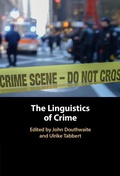 Cover: Linguistics of Crime - Cambridge University Press