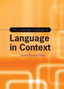 Cover: Cambridge Handbook of Language in Context - Cambridge University Press