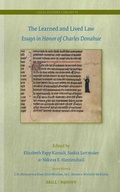 Cover: The Learned and Lived Law - Martinus Nijhoff