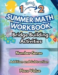Cover: Summer Math Workbook 1-2 Grade Bridge Building Activities - Summer Bridge Building