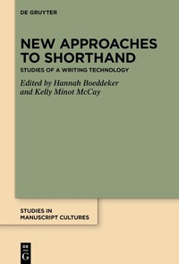Abbildung von: New Approaches to Shorthand - De Gruyter
