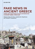 Cover: Fake News in Ancient Greece - De Gruyter
