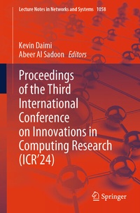 Abbildung von: Proceedings of the Third International Conference on Innovations in Computing Research (ICR'24) - Springer