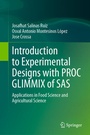 Cover: Introduction to Experimental Designs with PROC GLIMMIX of SAS - Springer