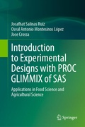 Cover: Introduction to Experimental Designs with PROC GLIMMIX of SAS - Springer