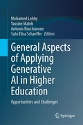 Cover: General Aspects of Applying Generative AI in Higher Education - Springer