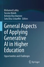 Cover: General Aspects of Applying Generative AI in Higher Education - Springer