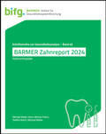 Cover: BARMER Zahnreport 2024 - Barmer