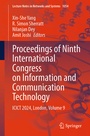 Cover: Proceedings of Ninth International Congress on Information and Communication Technology - Springer