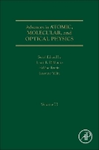 Enlarge image Cover: Advances in Atomic, Molecular, and Optical Physics: Volume 73 - Academic Press