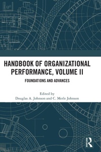 Enlarge image Cover: Handbook of Organizational Performance, Volume II - Routledge