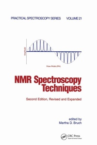 Abbildung von: NMR Spectroscopy Techniques - CRC Press