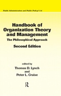 Cover: Handbook of Organization Theory and Management - Routledge