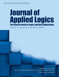 Enlarge image Cover: Journal of Applied Logics, Volume 11, Number 2, March 2024 - College Publications