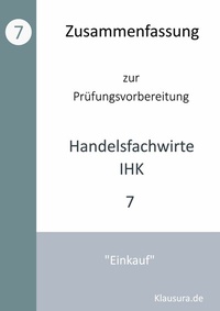 Abbildung von: Zusammenfassung zur Prüfungsvorbereitung Handelsfachwirte IHK - BoD - Books on Demand