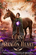 Cover: Curse of a Dragon Heart (Dragon Descendants of Drakkoia, #0) - CosmicDragon Press