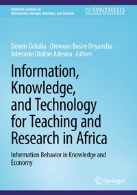 Abbildung von: Information, Knowledge, and Technology for Teaching and Research in Africa - Springer