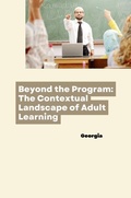 Cover: Beyond the Program: The Contextual Landscape of Adult Learning - tredition