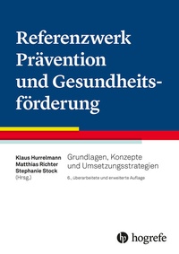 Abbildung von: Referenzwerk Prävention und Gesundheitsförderung - Hogrefe