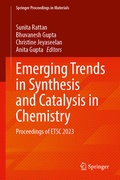 Cover: Emerging Trends in Synthesis and Catalysis in Chemistry - Springer