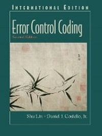 Enlarge image Cover: Error Control Coding - Pearson