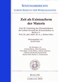 Cover: Zeit als Existenzform der Materie - trafo Wissenschaftsverlag