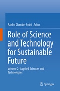 Cover: Role of Science and Technology for Sustainable Future - Springer