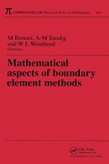 Cover: Mathematical Aspects of Boundary Element Methods - Chapman & Hall/CRC