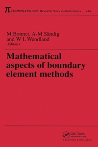Abbildung von: Mathematical Aspects of Boundary Element Methods - Chapman & Hall/CRC