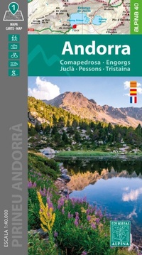 Abbildung von: Andorra - Comapedrosa-Engorgs-Jucla-Pessons-Tristaina - Alpina, Editorial, S.L.