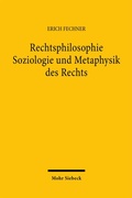 Cover: Rechtsphilosophie. Soziologie und Metaphysik des Rechts - Mohr Siebeck