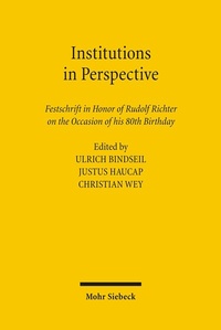 Abbildung von: Institutions in Perspective - Mohr Siebeck