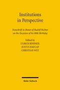 Cover: Institutions in Perspective - Mohr Siebeck